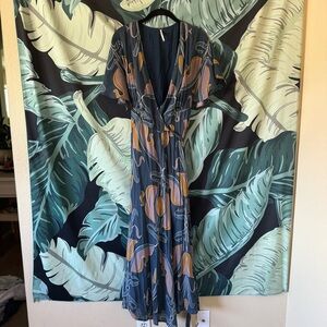Free people wrap dress xs